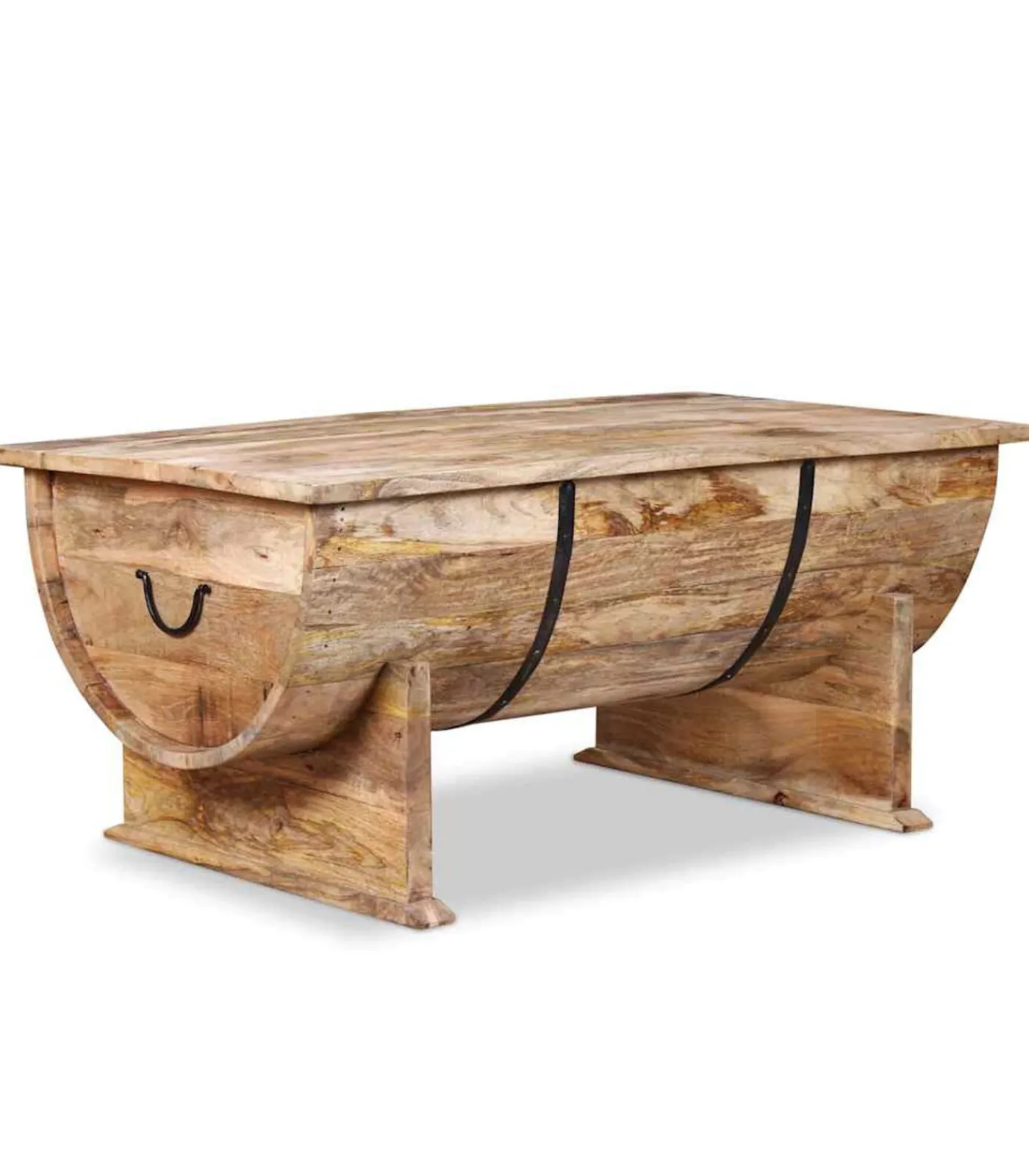 Clearance Salontafel 88x50x40 cm massief mangohout Tafels