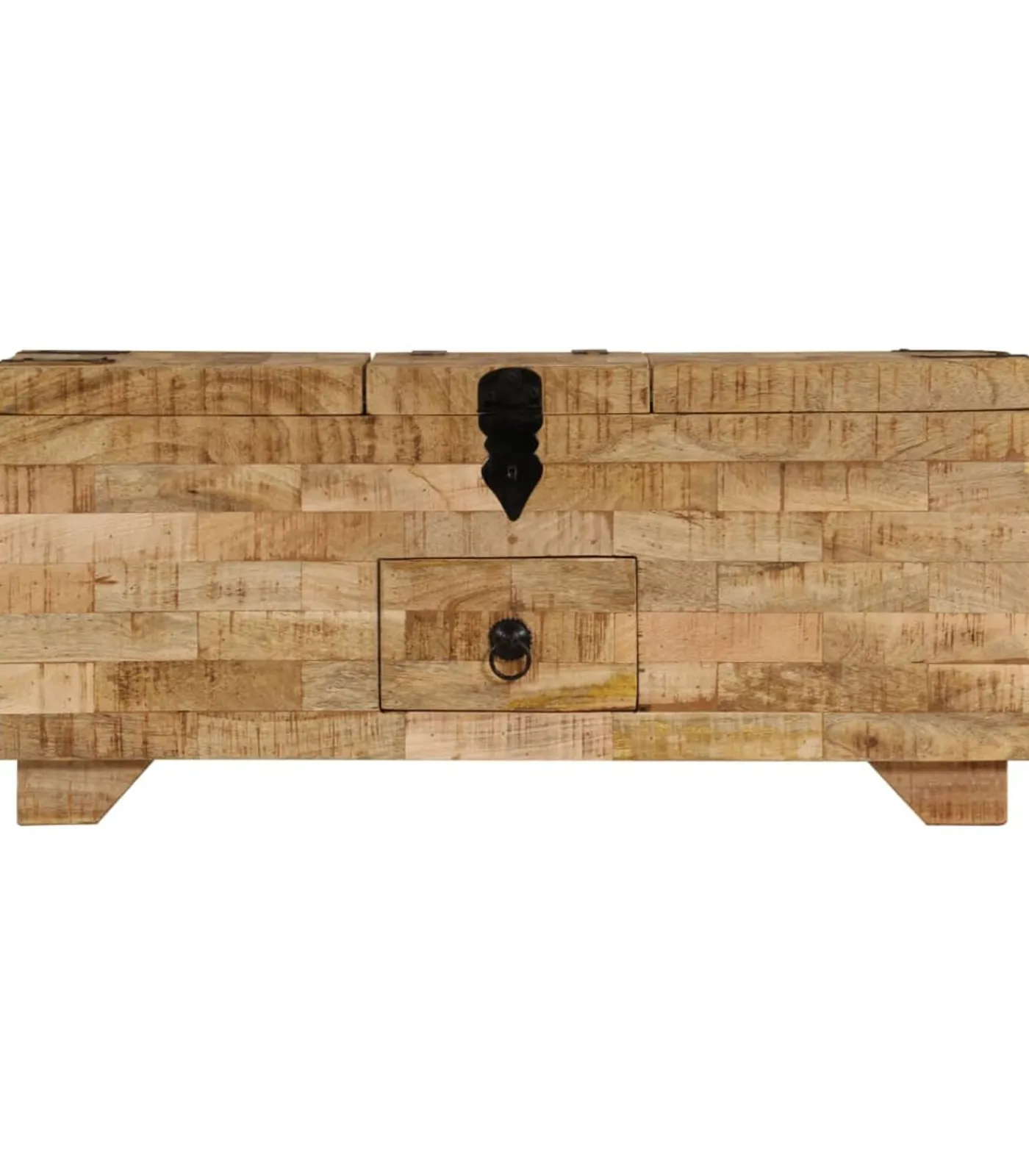 Best Salontafel 80x40x35 cm massief mangohout Tafels