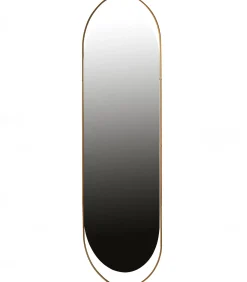 Online Sanou Passpiegel Ovaal XL - Ijzer - Antique Brass - 168x60x1 Spiegels