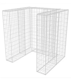 Schanskorf enkele vuilnisbak ombouw 110x100x120 cm staal Manden En Bakken