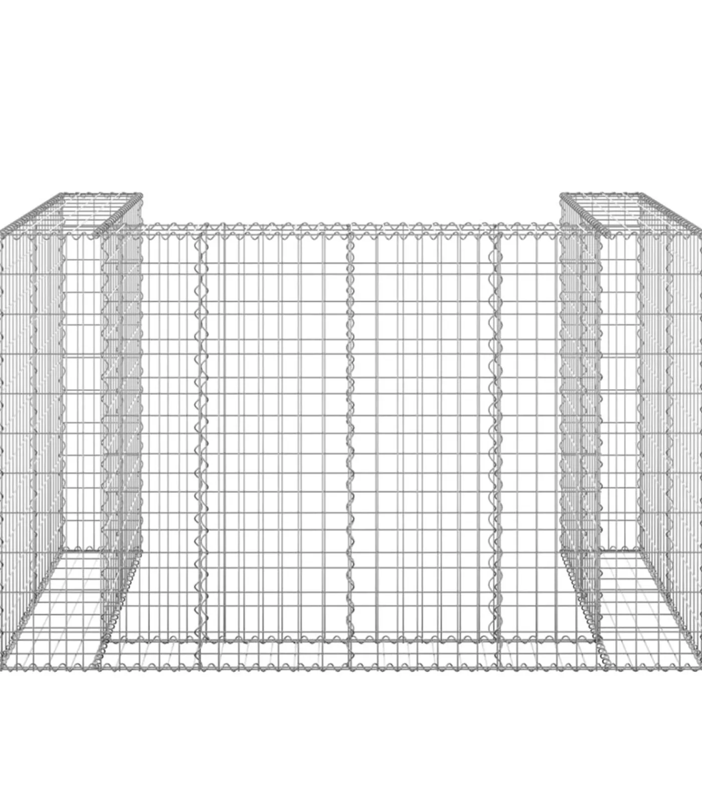Clearance Schanskorf voor containers 180x100x110 cm gegalvaniseerd staal Manden En Bakken