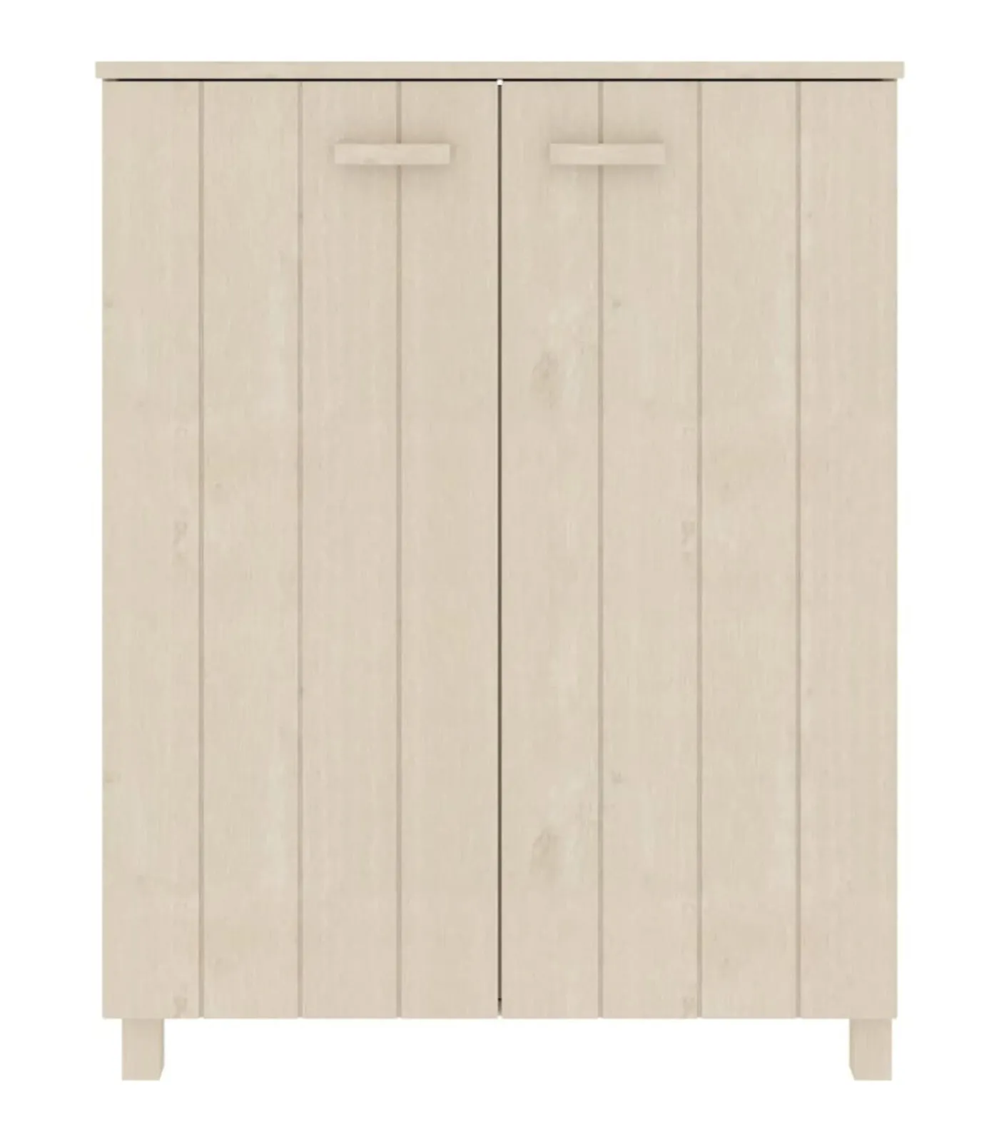 Hot Schoenenkast HAMAR 85x40x108 cm massief grenenhout honingbruin Organiseren