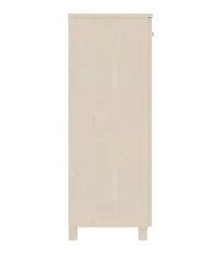 Hot Schoenenkast HAMAR 85x40x108 cm massief grenenhout honingbruin Organiseren