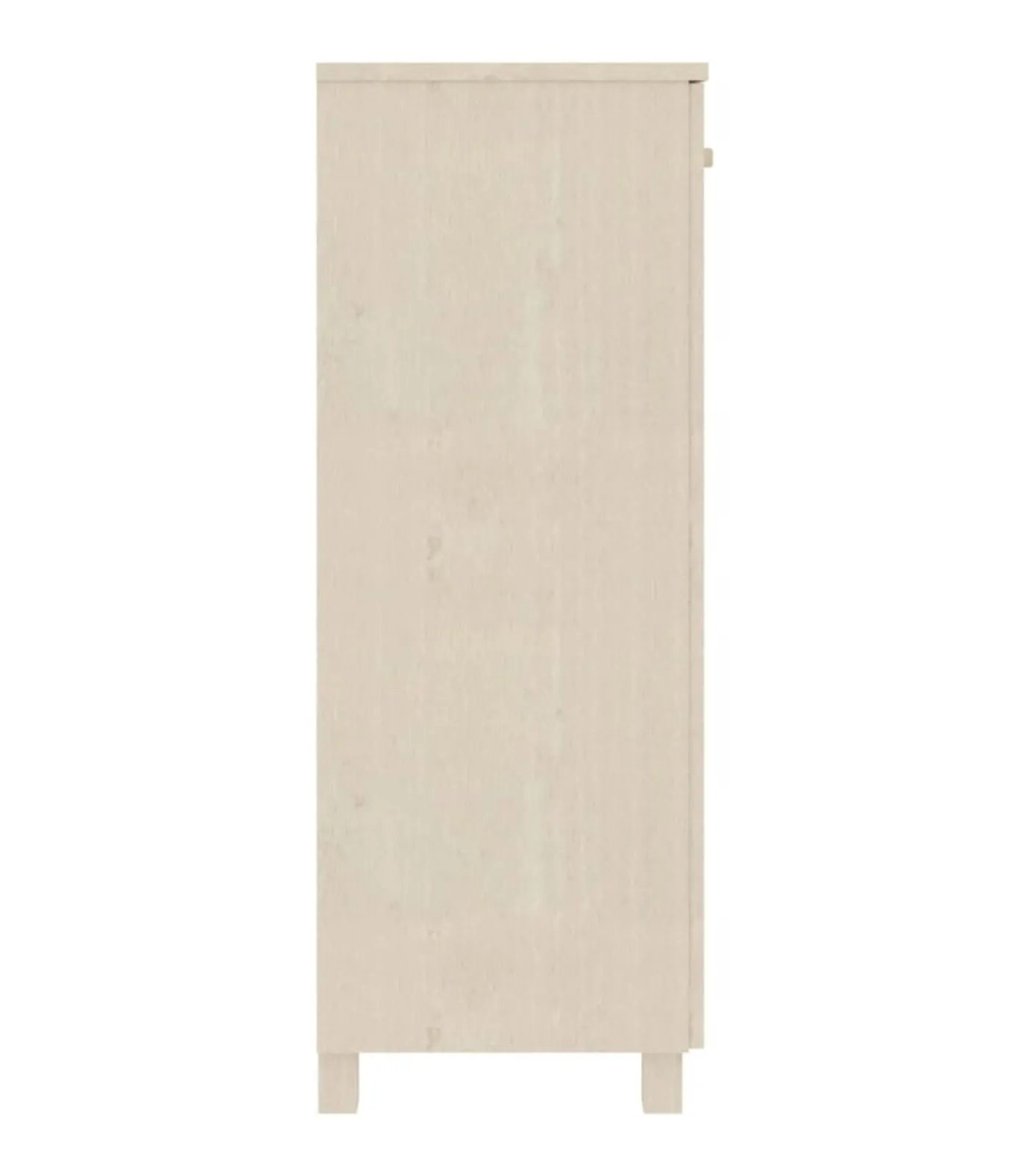 Hot Schoenenkast HAMAR 85x40x108 cm massief grenenhout honingbruin Organiseren