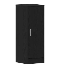 Outlet Schoenenkast met plank Zwart eiken 32 x 35 x 92 cm Bewerkt hout Organiseren