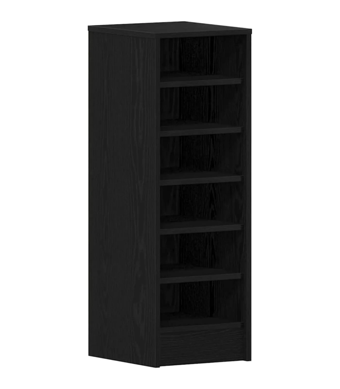 Outlet Schoenenkast met plank Zwart eiken 32 x 35 x 90 cm Bewerkt hout Organiseren