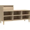 Schoenenkast 102x36x60 cm bewerkt hout sonoma eikenkleurig Organiseren