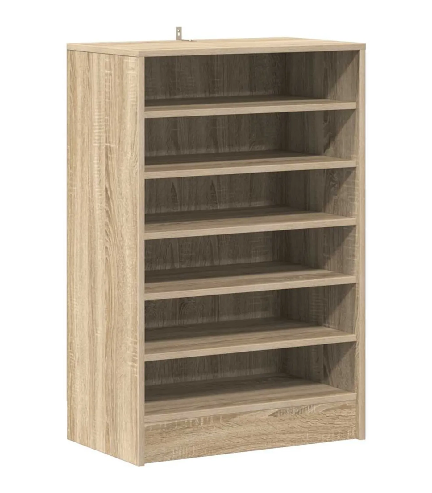 Clearance Schoenenkast 60x35x92 cm bewerkt hout sonoma eikenkleurig Organiseren