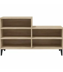 Sale Schoenenkast 102x36x60 cm bewerkt hout sonoma eikenkleurig Organiseren