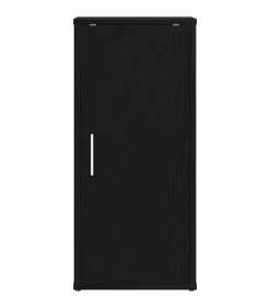 Schoenenkast 32x35x70 cm spaanplaat zwart eikenkleurig Organiseren