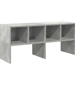 Clearance Schoenenrek stapelbaar 89,5x30x40 cm betongrijs Organiseren