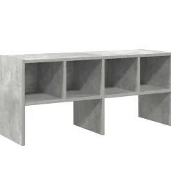 Clearance Schoenenrek stapelbaar 89,5x30x40 cm betongrijs Organiseren