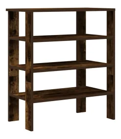 New Schoenenrek 61x32x70 cm bewerkt hout gerookt eikenkleurig Organiseren