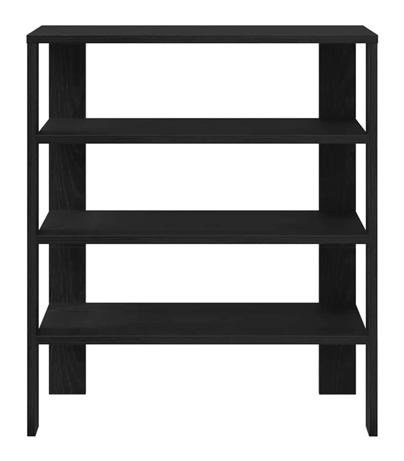 Online Schoenenrek 61x32x70 cm bewerkt hout zwart Organiseren