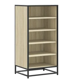 Online Schoenenrek 48x38x97,5 cm bewerkt hout sonoma eikenkleurig Organiseren