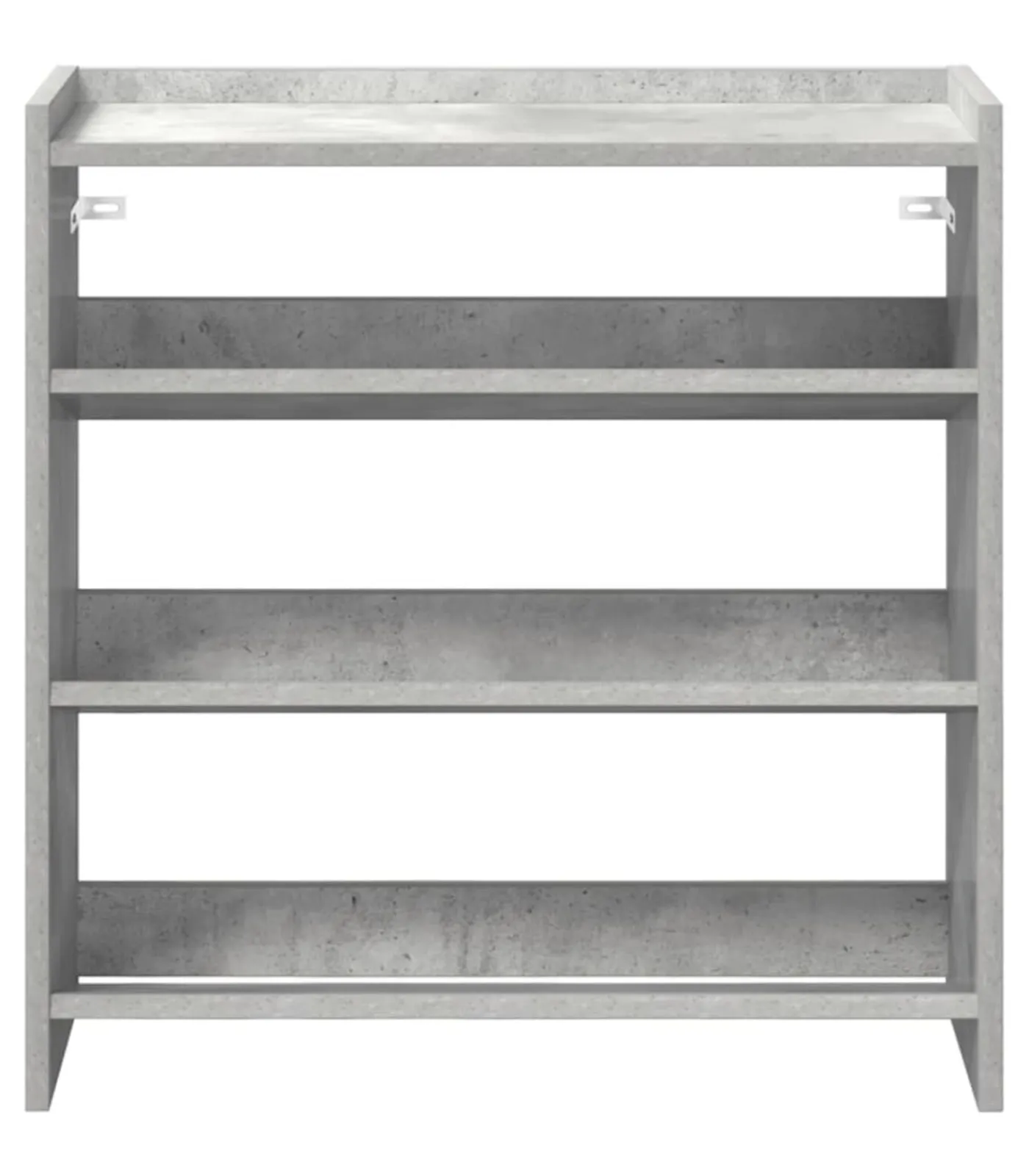 Schoenenrek 60x25x62 cm bewerkt hout betongrijs Organiseren