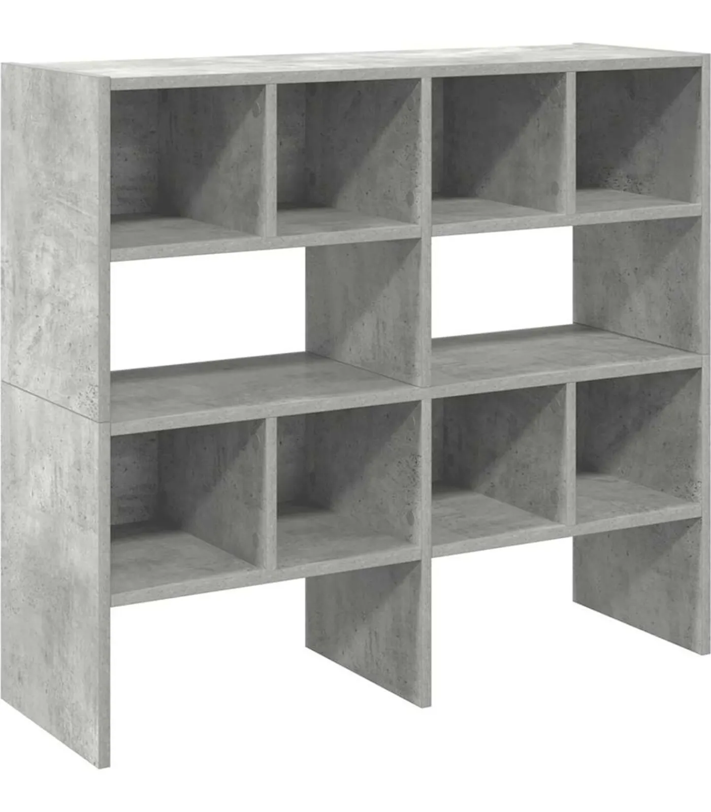 Clearance Schoenenrekken 2 st stapelbaar 89,5x30x40 cm betongrijs Organiseren