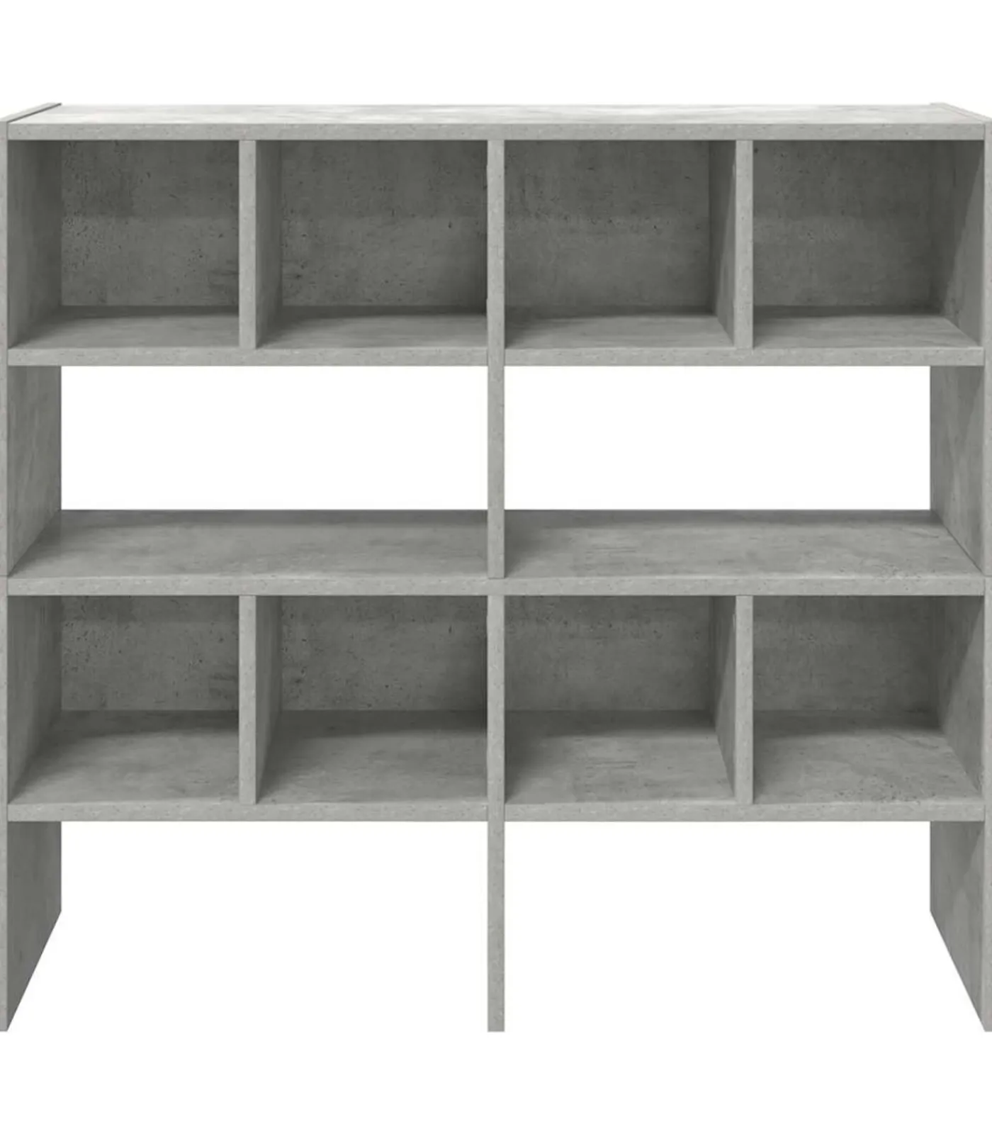 Clearance Schoenenrekken 2 st stapelbaar 89,5x30x40 cm betongrijs Organiseren