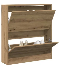 Sale Schoenkast Gerookt eiken 80 x 21 x 87.5 cm Bewerkt hout Organiseren
