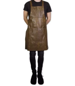 Best Schort - Handgemaakt - Met Bretels - Uniek - Horeca - Vintage Keuken- & Tafellinnen