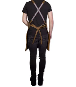 Best Schort - Handgemaakt - Met Bretels - Uniek - Horeca - Vintage Keuken- & Tafellinnen