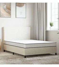 Outlet Schuimmatras middelzacht 140x200 cm Matrasbeschermer