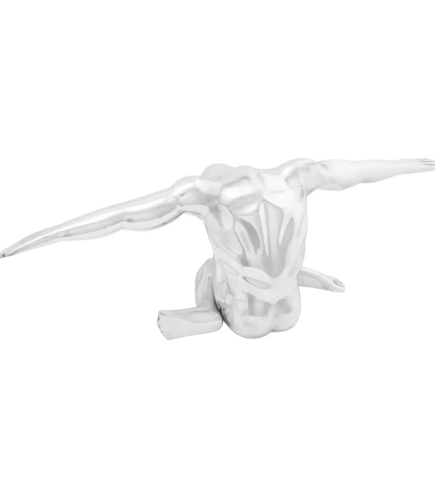 Hot Sculptuur Zilver 63 x 20 x 22 cm Aluminium Decoratie