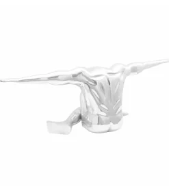 Best Sculptuur Zilver 91,5 x 32 x 33 cm Aluminium Decoratie