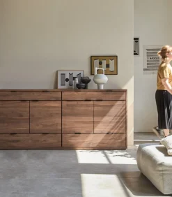 Discount Senson - Massief notenhouten dressoir 200 cm Meubels