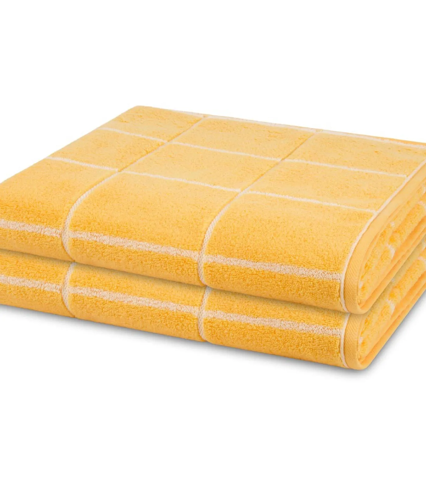 Online Sensual Skin Karo - Set van 2 douchehanddoeken Badset