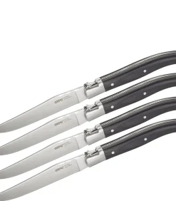 Set steakmessen BASCO, 4 stuks in hoogwaardige dennenhouten box Bestek