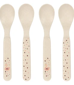 Clearance Set van 4 babylepels Little Water Cygne Bestek
