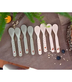 Set van 4 babylepels Little Forest Lapin Bestek