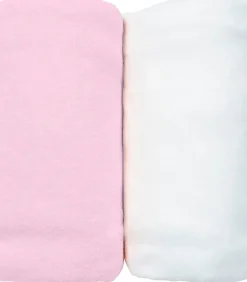 Online Set van 2 Hoeslakens jersey 60x120 cm organisch katoen Hoeslakens