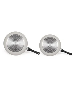 Best Set van 2 koekenpannen met steenmotief Potten & Pannen