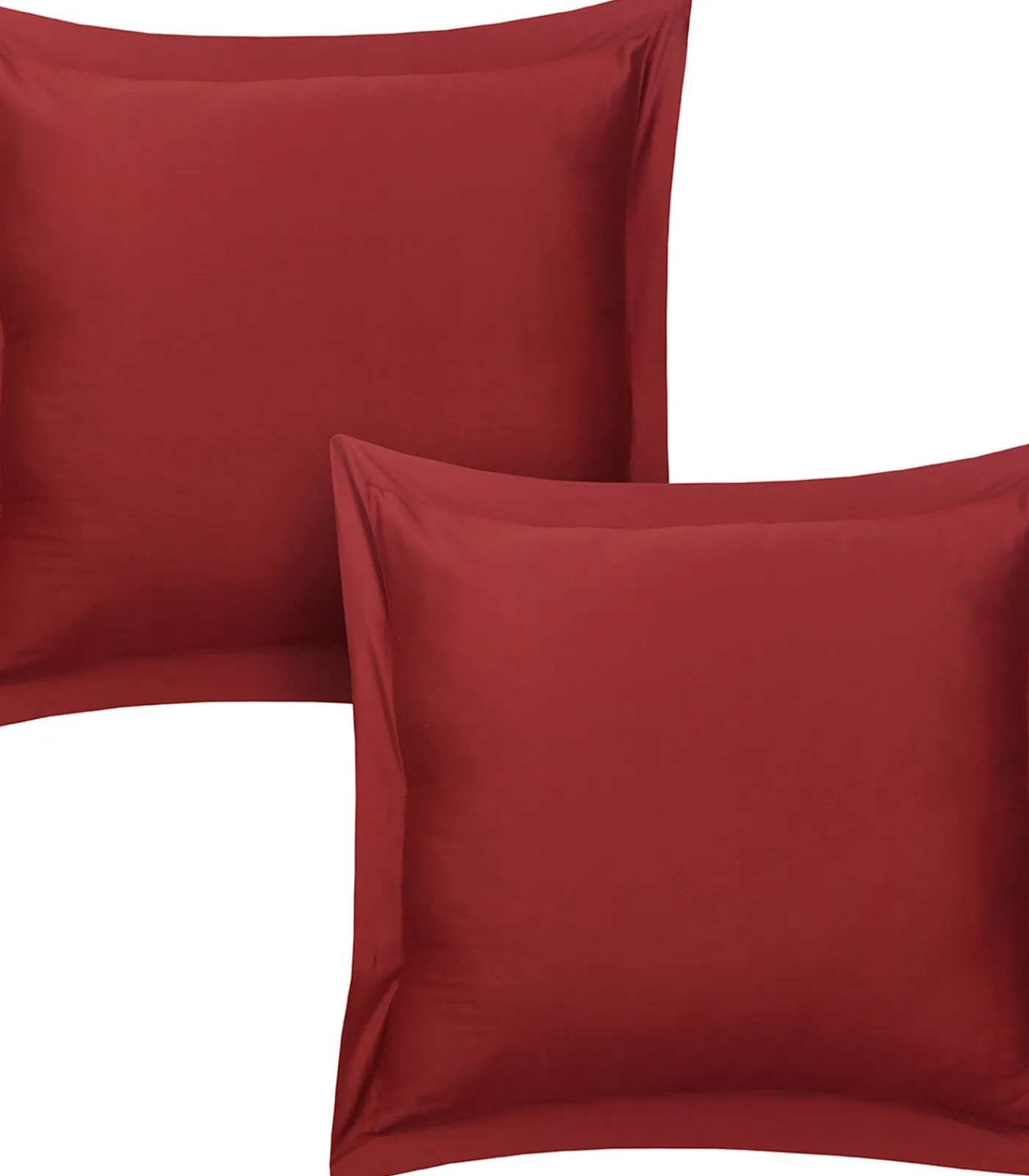 Set van 2 kussenslopen katoensatijn 63x63 cm Kussenslopen