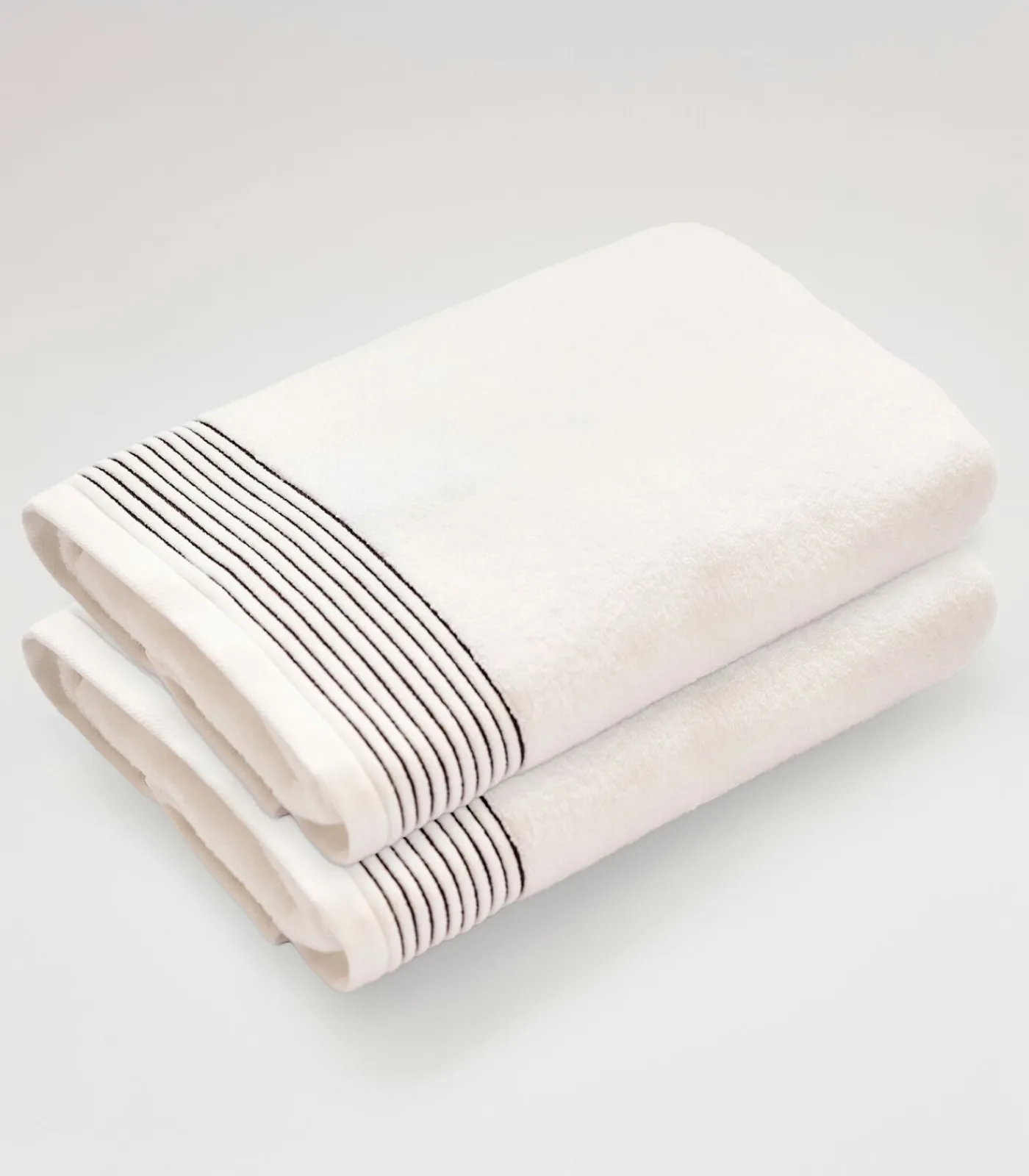 Outlet Set van 2 Premium Handdoeken PURE ELEGANCE. Biologisch katoen Handdoeken