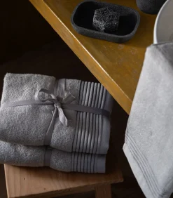 Clearance Set van 6 Premium Handdoeken SILVER MIST (2-33x50cm, 2-50x100cm, 2-100x150cm) Badset