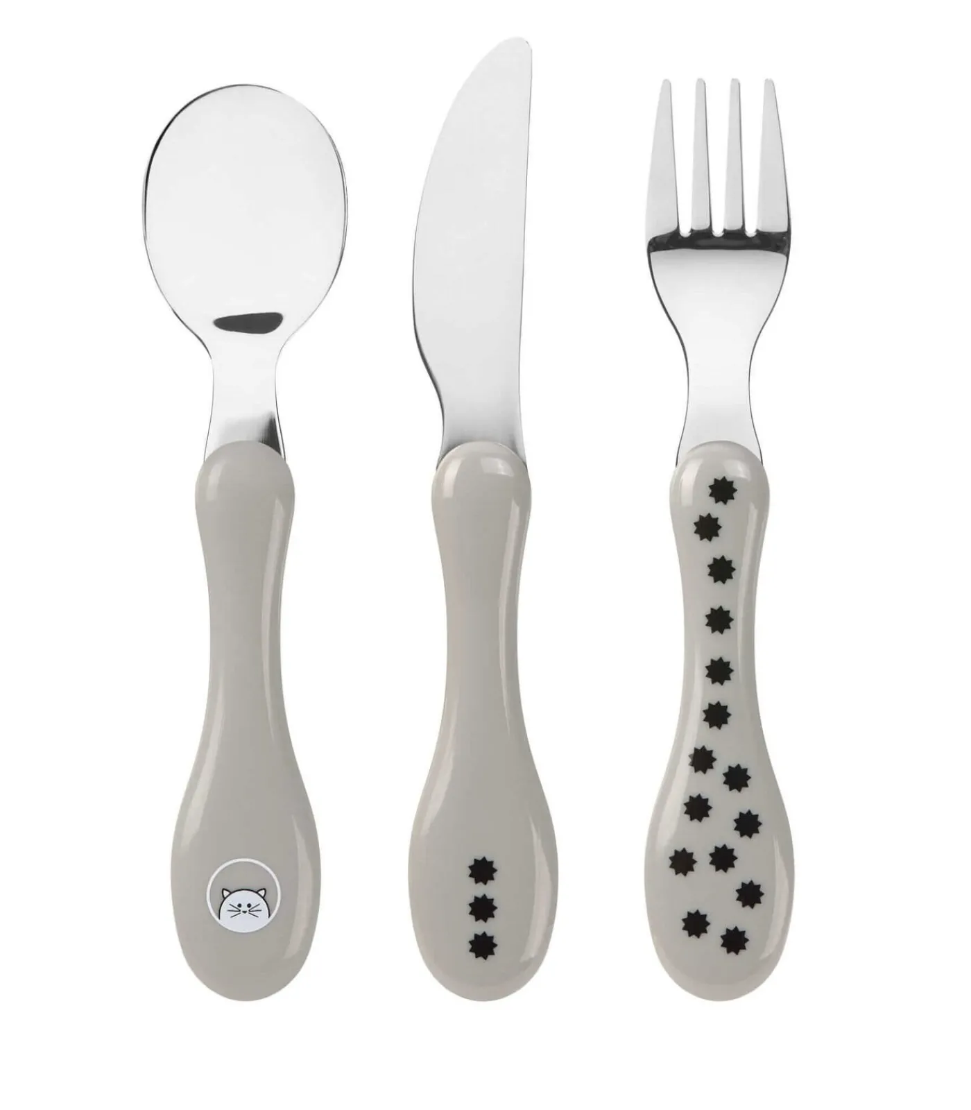 Outlet Set van 3 roestvrijstalen bestekjes voor kinderen Li... Bestek