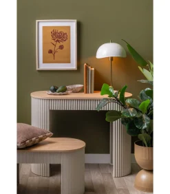 Hot Side table Estriado - Grijs - 100x40x76.5cm Tafels