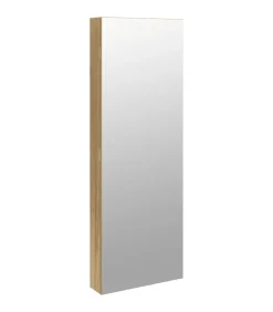 Outlet Sieradenkast met spiegel en LED wandgemonteerd Spiegels