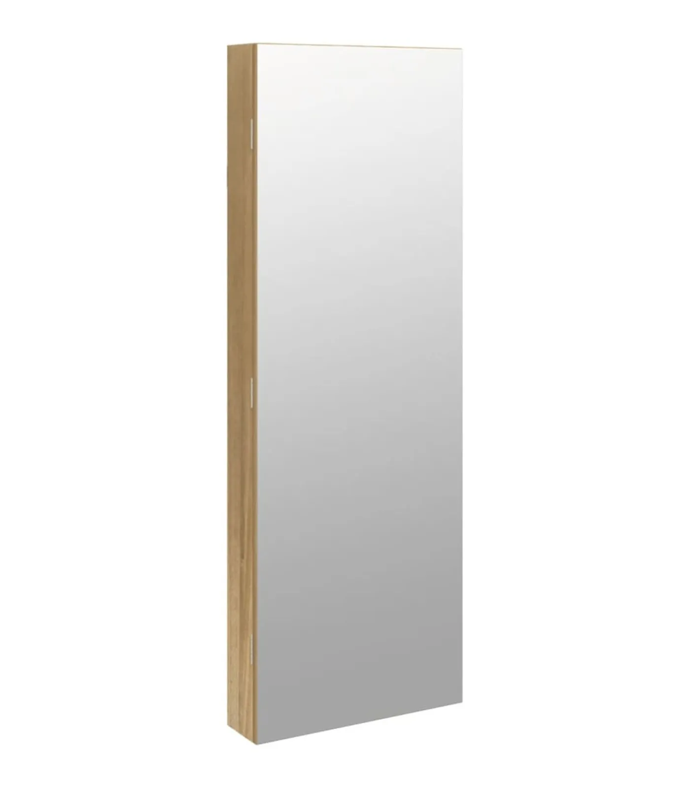 Outlet Sieradenkast met spiegel en LED wandgemonteerd Spiegels