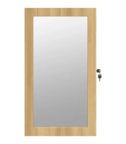 Discount Sieradenkast met spiegel en LED wandgemonteerd Spiegels