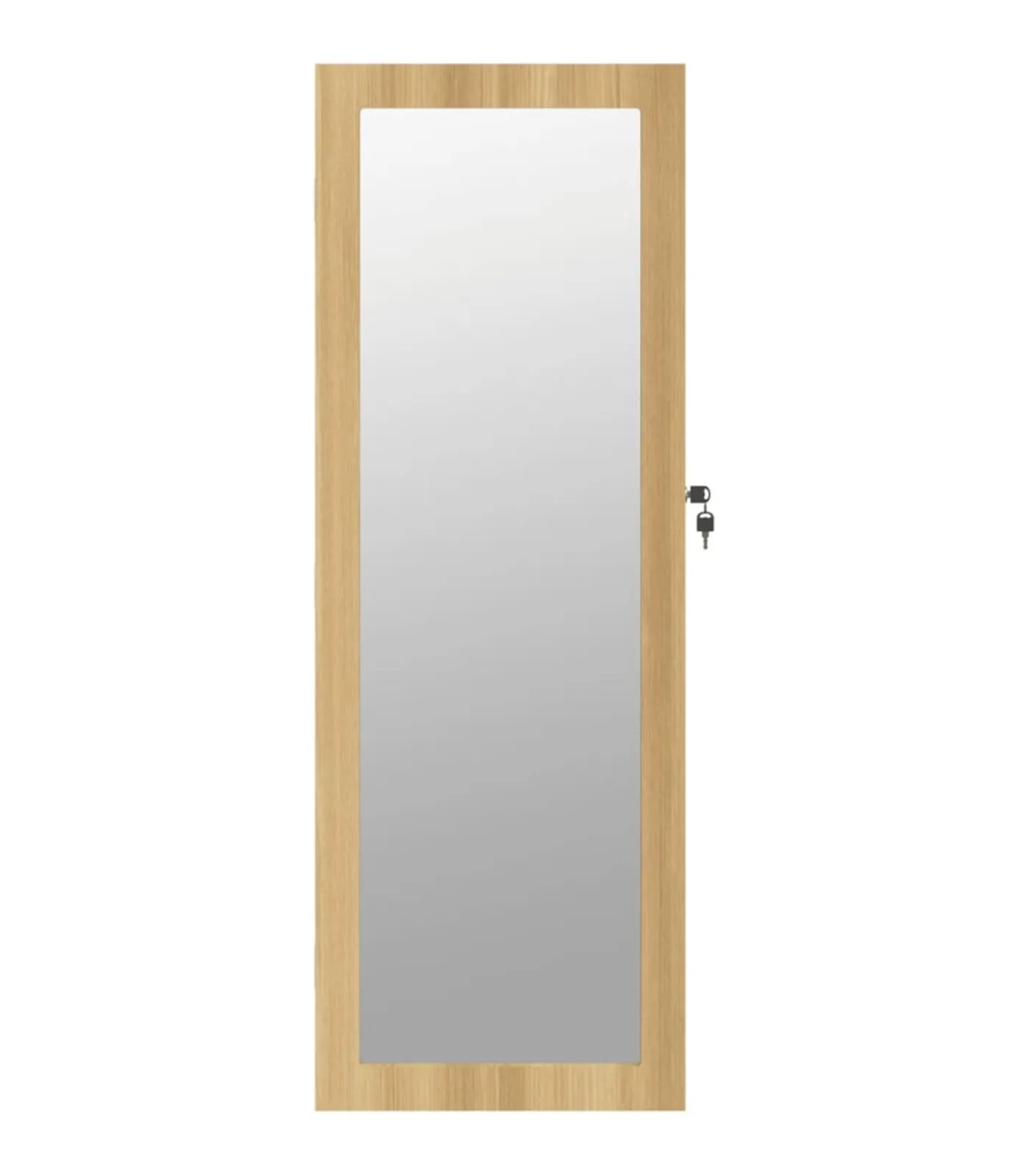 New Sieradenkast met spiegel wandgemonteerd 37,5x10x106 cm Spiegels