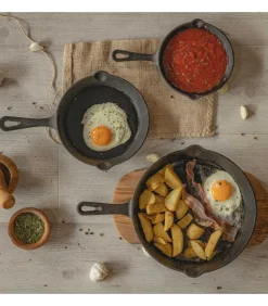 New Skillet - Koekenpan - Gietijzer - ø 20 cm - zonder anti-aanbaklaag Potten & Pannen