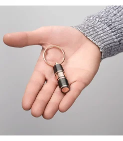 Outlet Sleutelhanger Bold Stripe Gun & Rosegold Decoratie