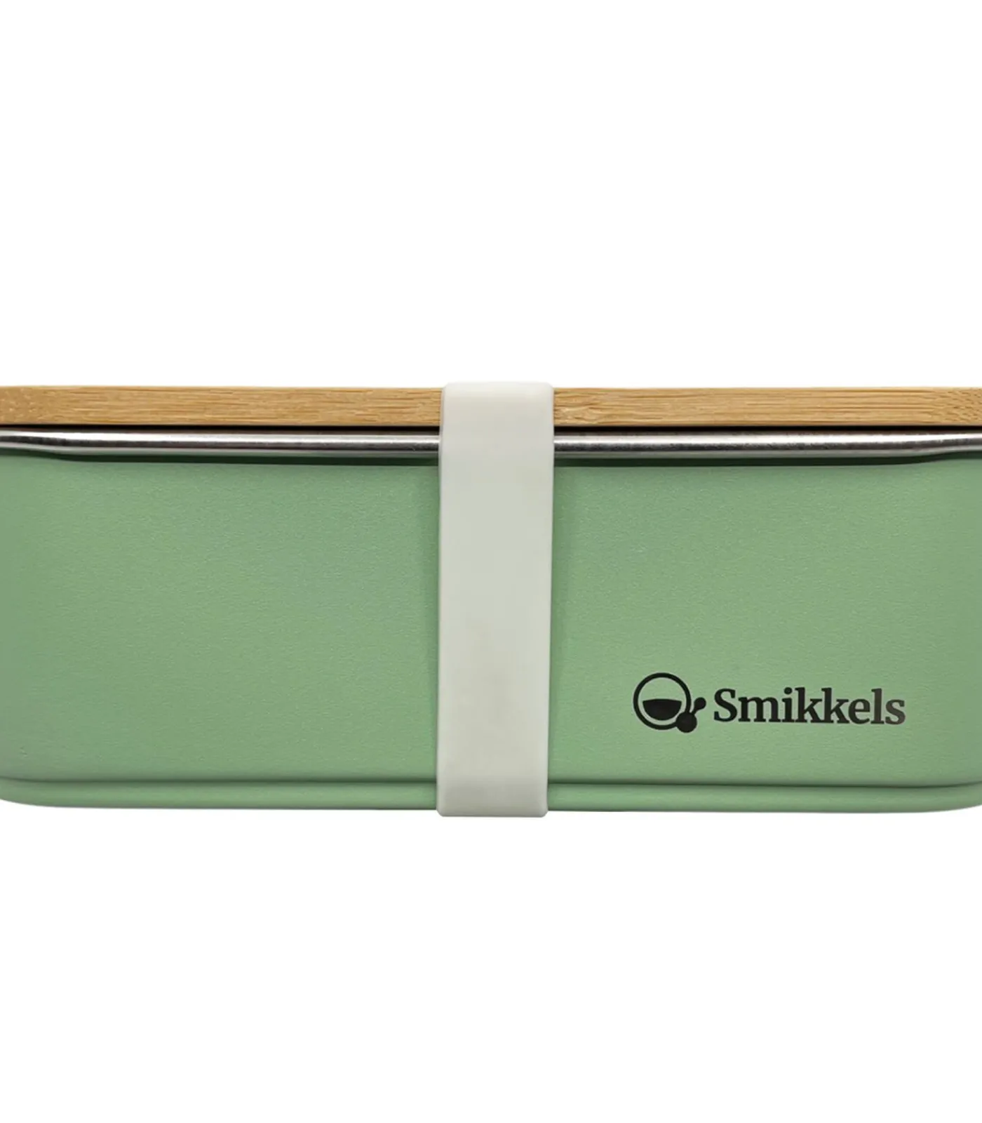 Online lunchbox RVS met bamboe deksel groen 900ml - duurzame broodtrommel Reisaccessoires
