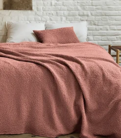 Outlet Songe - Effen katoenen sprei 260 x 240 Bedspreien