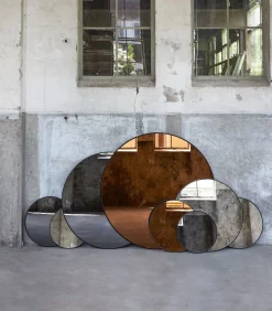 Outlet Spiegel Espejo - Smoke - Ø50cm Spiegels