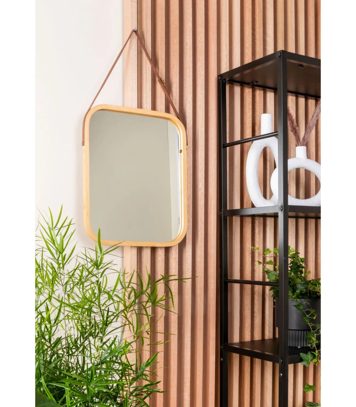 Spiegel Idyllic - Naturel - 33x40,5 cm Spiegels